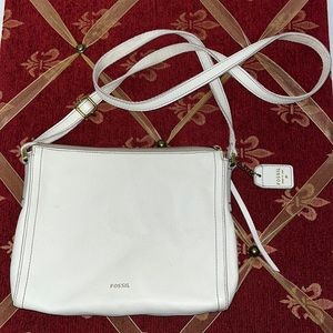 Fossil off-white Crossbody purse